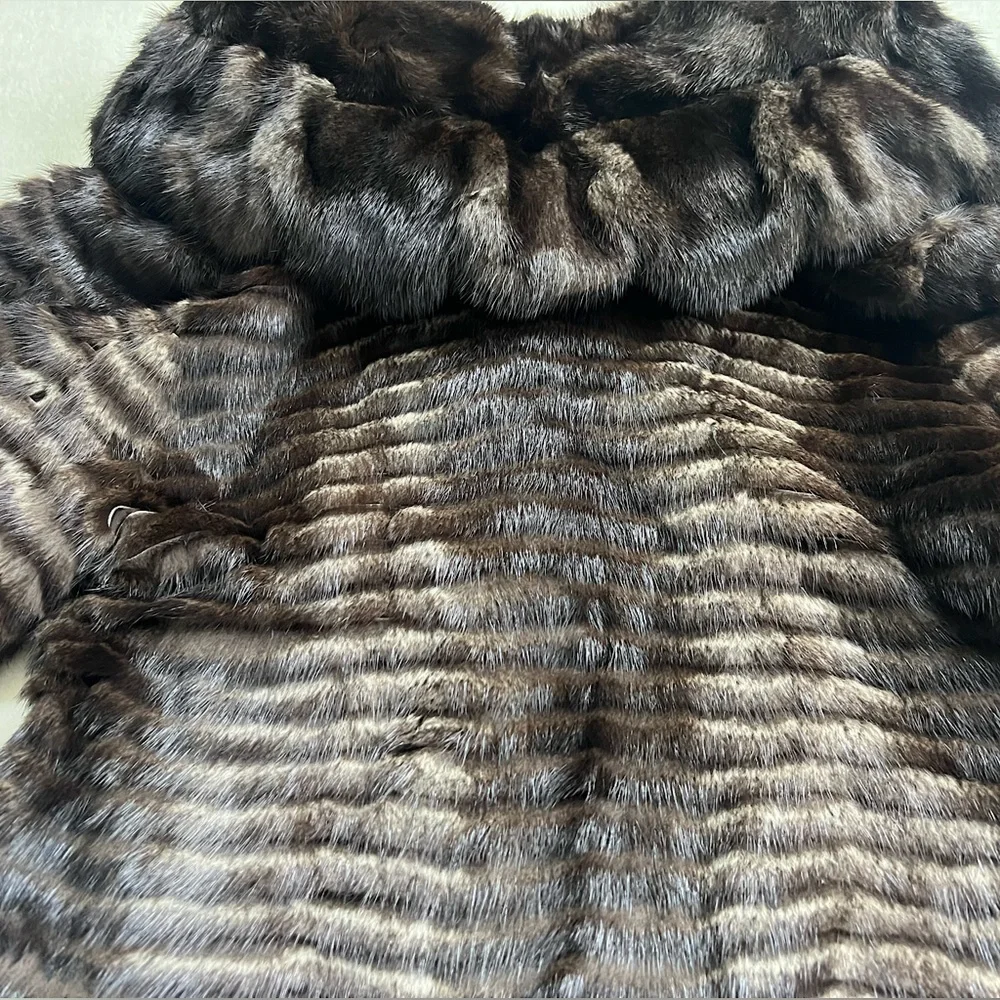 Beautiful genuine mink coat - IT size 44 - Picture 7 of 10
